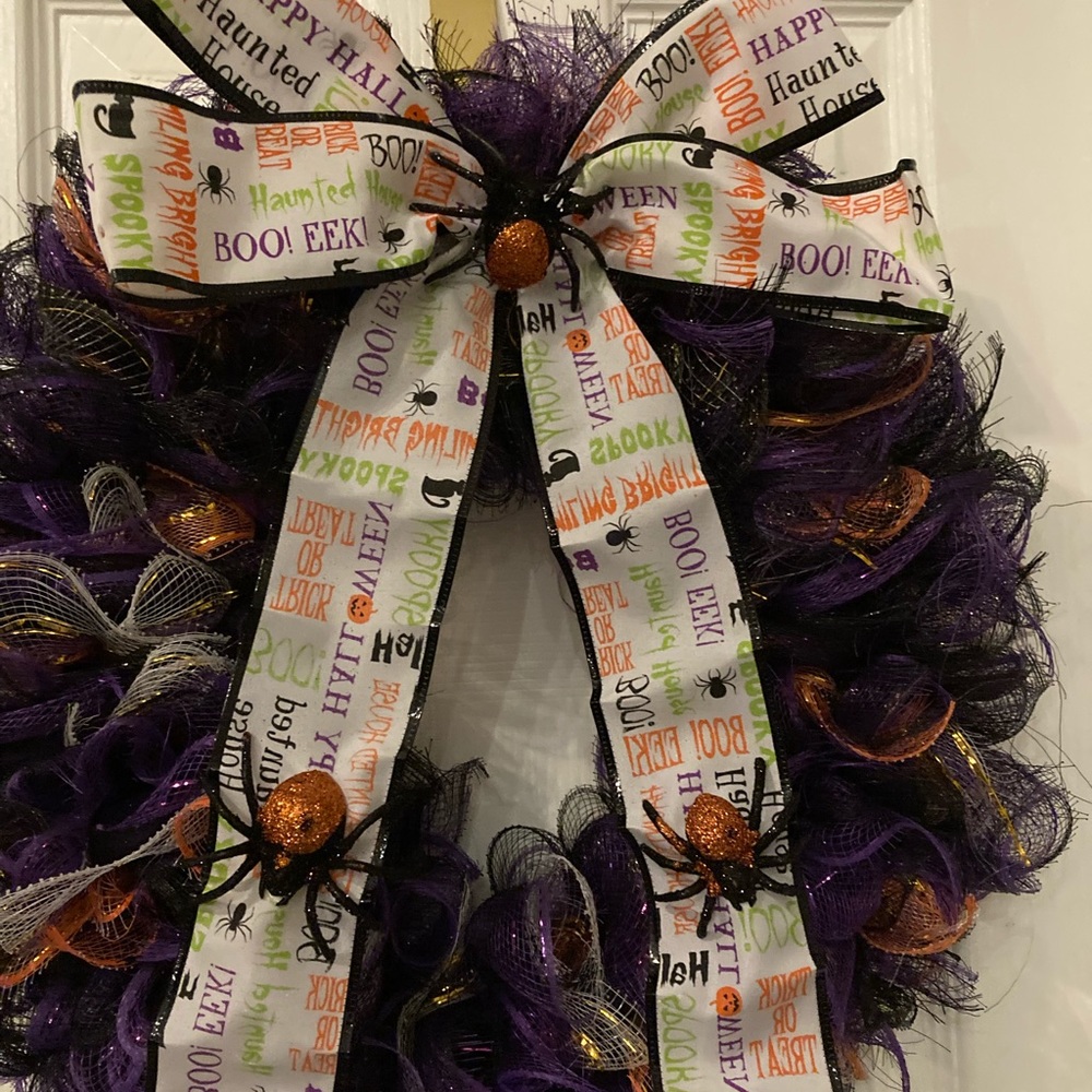 Halloween wreath - Picture 4 of 7